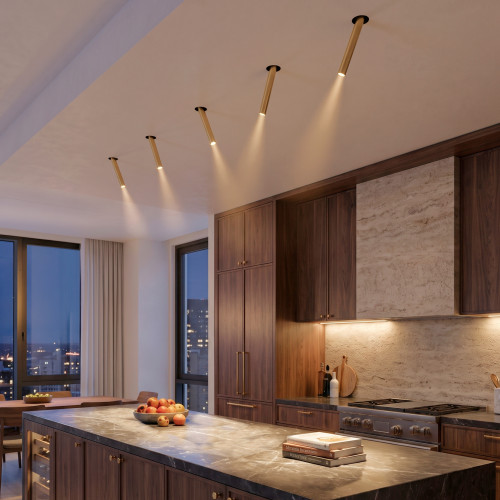 Citilux STEK CL514S12N LED Встраиваемый поворотный спот Латунь 300мм