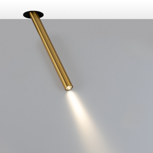 Citilux STEK CL514S12N LED Встраиваемый поворотный спот Латунь 300мм