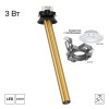 Citilux STEK CL514S12N LED Встраиваемый поворотный спот Латунь 300мм