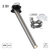Citilux STEK CL514S14N LED Встраиваемый поворотный спот Матовый Хром Спот 300мм