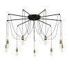 Citilux Эдисон CL451291 Люстра паук Венге Бронза