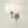 Citilux Эвита CL466310 Бра с белым абажуром и выключателем