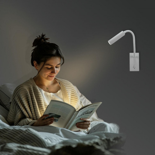 Citilux Декарт CL704360 LED Светильник гибкий с выключателем Белый
