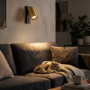 Citilux AXEL CL512512 Спот поворотный с выключателем Латунь