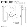 Citilux AXEL CL512512 Спот поворотный с выключателем Латунь