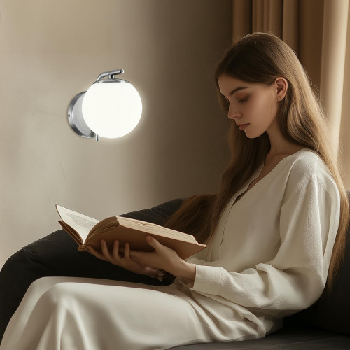 Citilux Адам Смарт CL228B311 LED Бра Матовый Хром