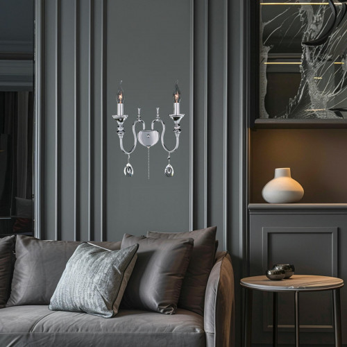 Citilux Рига CL437321 Бра с выключателем Хром