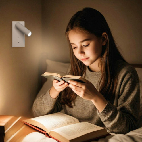Citilux Декарт CL704350 LED Светильник поворотный с выключателем Белый
