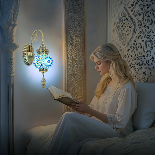 Citilux Каир CL419316 Бра настенное Мозаика Синяя