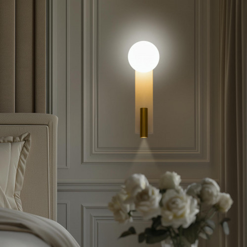 Citilux Декарт CL704450 LED Светильник с выключателем Белый+Бронза