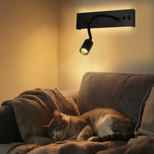 Citilux Декарт CL704471 LED USB Светильник с выключателем Чёрный