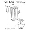Citilux AXIS CL313411 Бра хрустальное с выключателем Хром