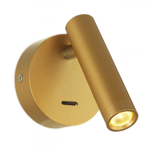 Citilux DEKART CL704102 LED Светильник настеный с выключателем Золото