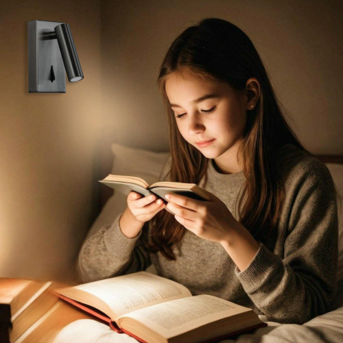 Citilux Декарт CL704352 LED Светильник поворотный с выключателем Матовый Хром