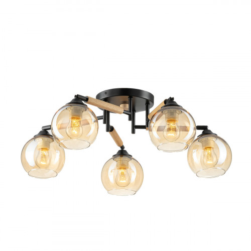 Citilux TIKA CL133151 Люстра поворотная Чёрная