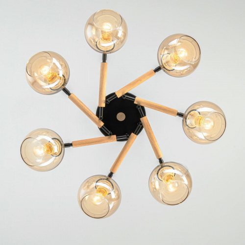 Citilux TIKA CL133171 Люстра поворотная Чёрная