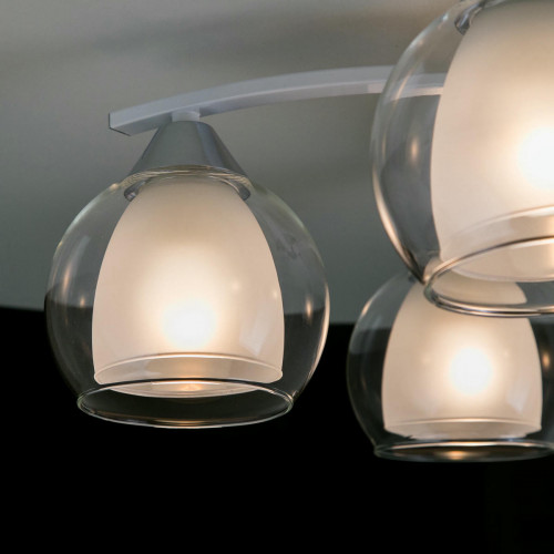 Citilux Кристи CL152150 Люстра потолочная Белая Хром