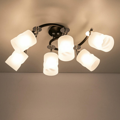 Citilux Сиерра CL119261 Люстра с поворотными плафонами Чёрная
