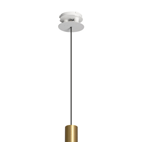 Citilux SkyPORT.10 TUBU CL51512V_KORD LED Подвесной встраиваемый светильник Латунь
