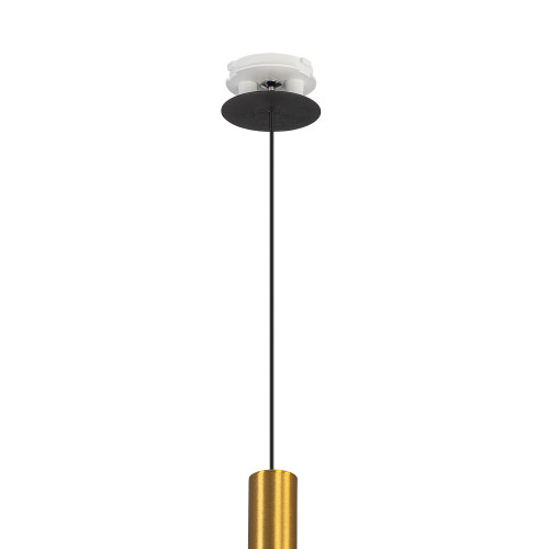 Citilux SkyPORT.10 TUBU CL51512V_KORD LED Подвесной встраиваемый светильник Латунь