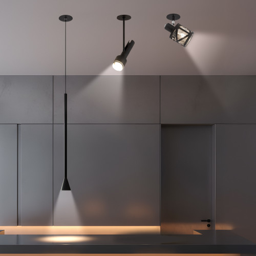 Citilux BD70BK База встраиваемая Чёрная