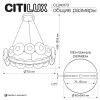 Citilux JANTAR CL240173 Люстра подвесная светодиодная