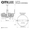 Citilux CARSON CL255163 Люстра подвесная