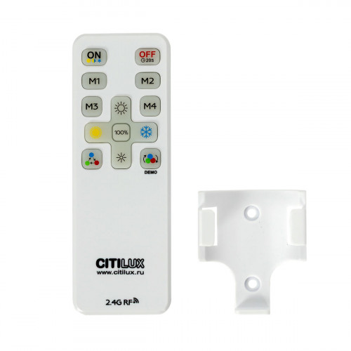 Citilux ETALON CL750401R LED RGB Светильник с пультом Чёрный+Золото