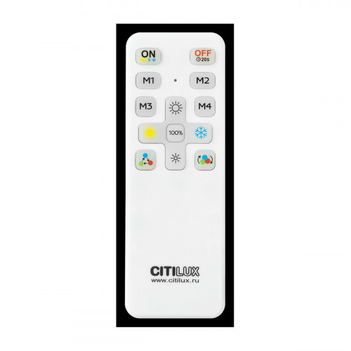 Citilux ETALON CL750500R LED RGB Светильник с пультом Белый+Бук