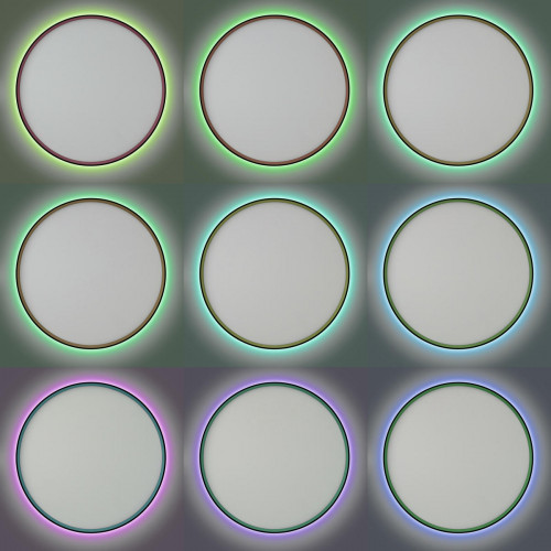 Citilux ETALON CL750501R LED RGB Светильник с пультом Чёрный+Золото