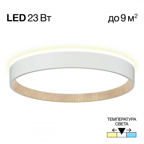 Citilux ETALON CL750240 LED Светильник с подсветкой Белый+Бук