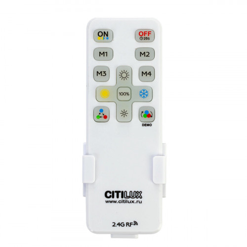 Citilux ETALON CL750320R LED RGB Светильник с пультом Белый+Бук
