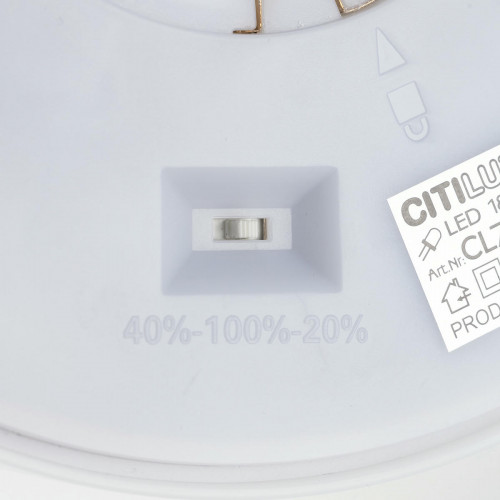 Citilux ETALON CL750240 LED Светильник с подсветкой Белый+Бук