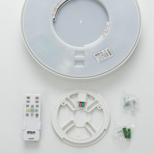 Citilux ETALON CL750320R LED RGB Светильник с пультом Белый+Бук