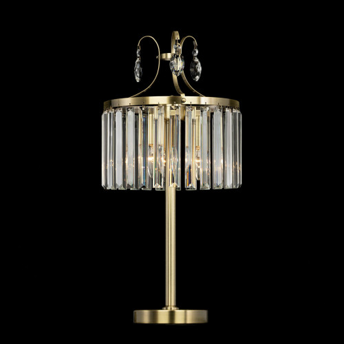 Citilux Инга CL335833 Настольная лампа хрустальная Бронза