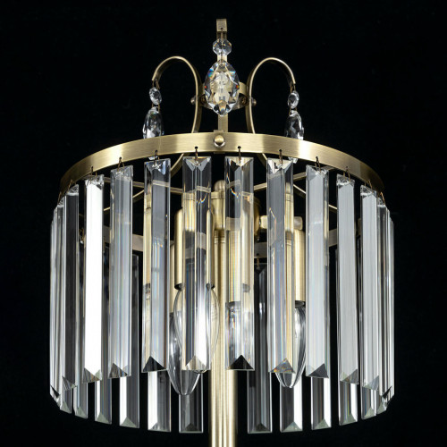 Citilux Инга CL335833 Настольная лампа хрустальная Бронза