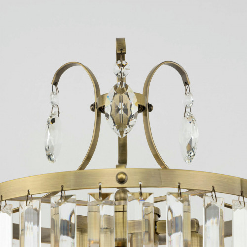 Citilux Инга CL335833 Настольная лампа хрустальная Бронза