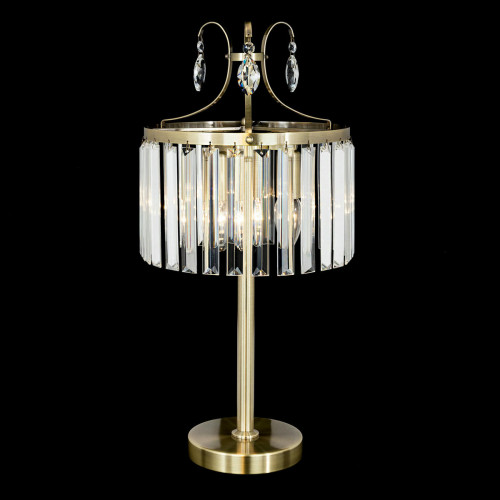 Citilux Инга CL335833 Настольная лампа хрустальная Бронза
