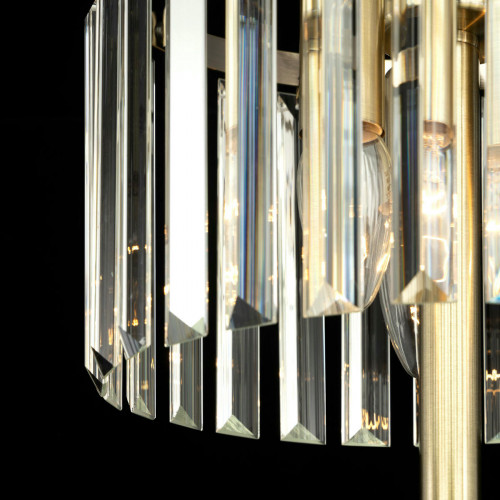 Citilux Инга CL335833 Настольная лампа хрустальная Бронза