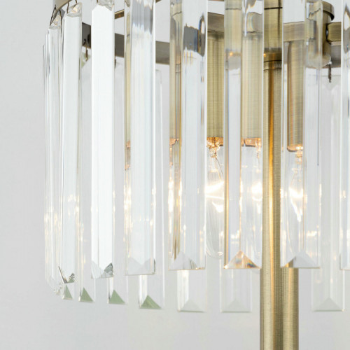 Citilux Инга CL335833 Настольная лампа хрустальная Бронза