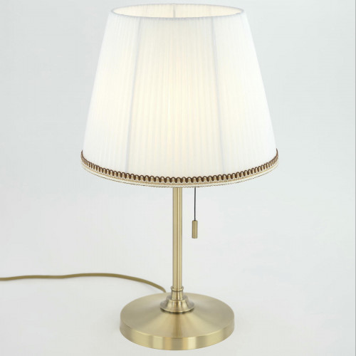 Citilux Линц CL402730 Настольная лампа бронза с белым абажуром