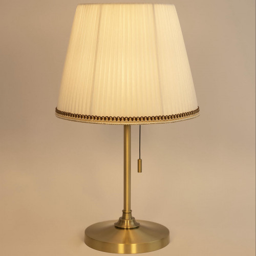 Citilux Линц CL402730 Настольная лампа бронза с белым абажуром