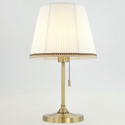 Citilux Линц CL402730 Настольная лампа бронза с белым абажуром