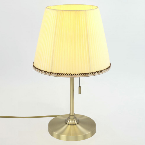 Citilux Линц CL402733 Настольная лампа бронза с кремовым абажуром