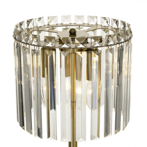Citilux Джейн CL306833 Хрустальная настольная лампа Бронза