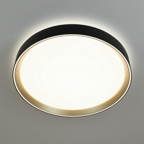 Citilux BOSS CL751351G LED RGB Светильник с пультом Чёрный с Золотом