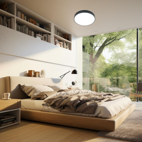 Citilux Купер CL72424V1 LED Светильник потолочный Чёрный