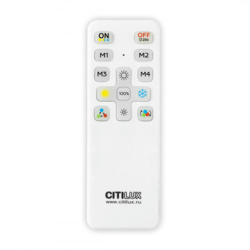 Citilux Купер Лайн CL72495GL0 LED RGB Светильник с пультом Белый