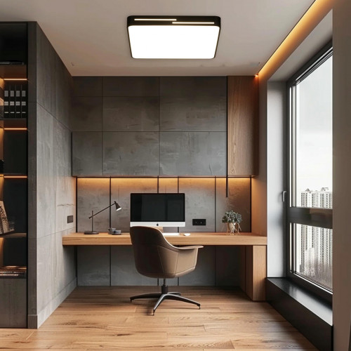 Citilux Купер Лайн CL724K95GL1 LED RGB Светильник с пультом Чёрный