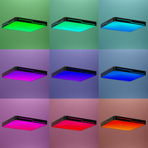 Citilux Купер Лайн CL724K95GL1 LED RGB Светильник с пультом Чёрный